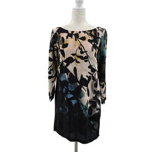 Anthropologie Maeve Womens Small Dress Shaded Garden Shift Multicolor Cocktail